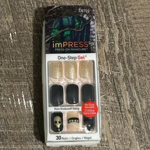 Kiss ImPress Fake Press On Nails HALLOWEEN Leaving Dead